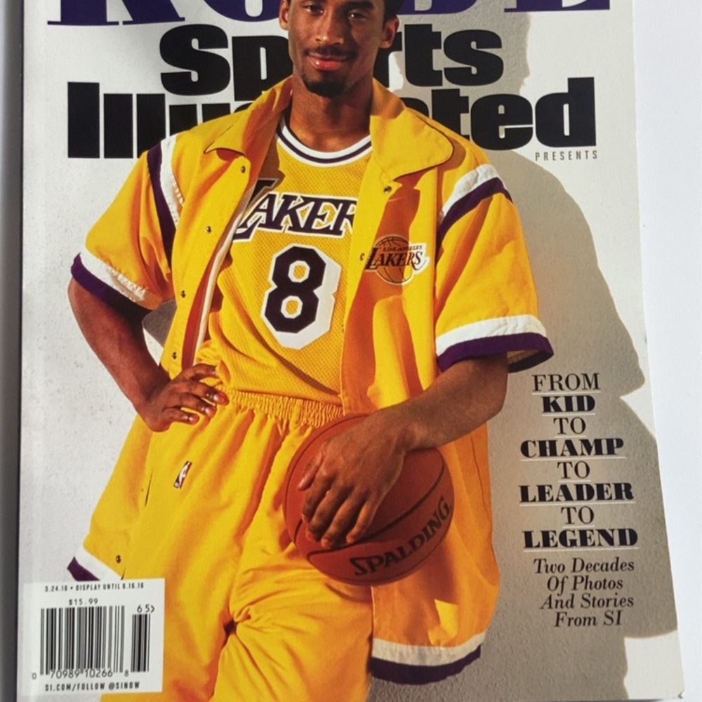 2016 Kobe Bryant Sports Illustrated Retirement Issue